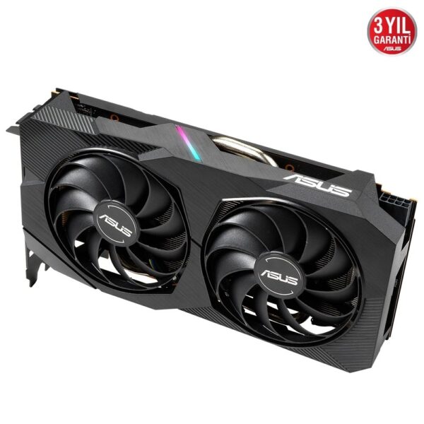 ASUS RADEON DUAL-RX5500XT GDDR6 128bit 1865MHz OC 1xHDMI 3xDP RGB EKRAN KARTI
