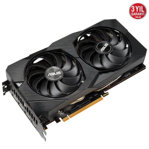 ASUS RADEON DUAL-RX5500XT GDDR6 128bit 1865MHz OC 1xHDMI 3xDP RGB EKRAN KARTI