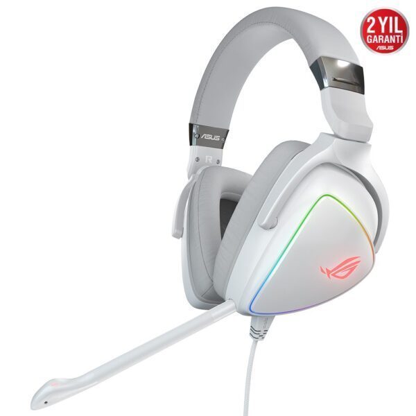 ASUS ROG Delta RGB 7.1 Hi-Res Beyaz Oyuncu KulaklığıAyrıştırTu