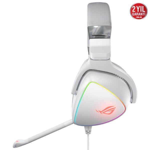 ASUS ROG Delta RGB 7.1 Hi-Res Beyaz Oyuncu KulaklığıAyrıştırTu
