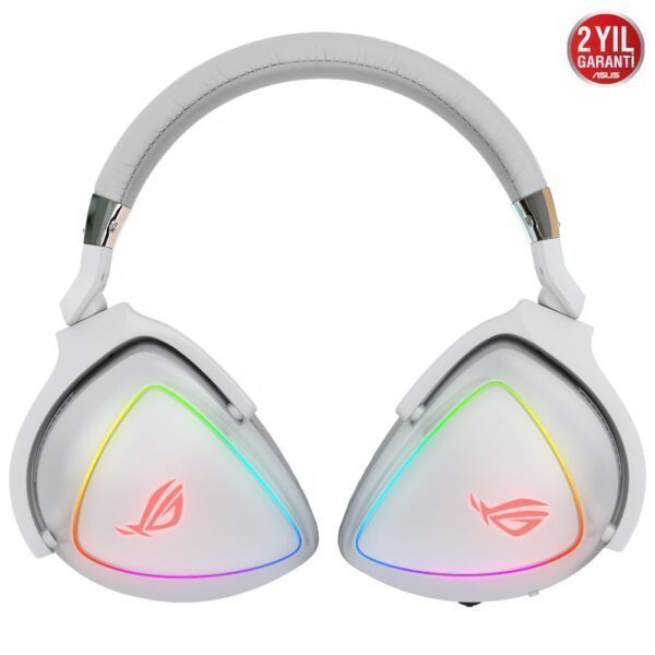 ASUS ROG Delta RGB 7.1 Hi-Res Beyaz Oyuncu KulaklığıAyrıştırTu