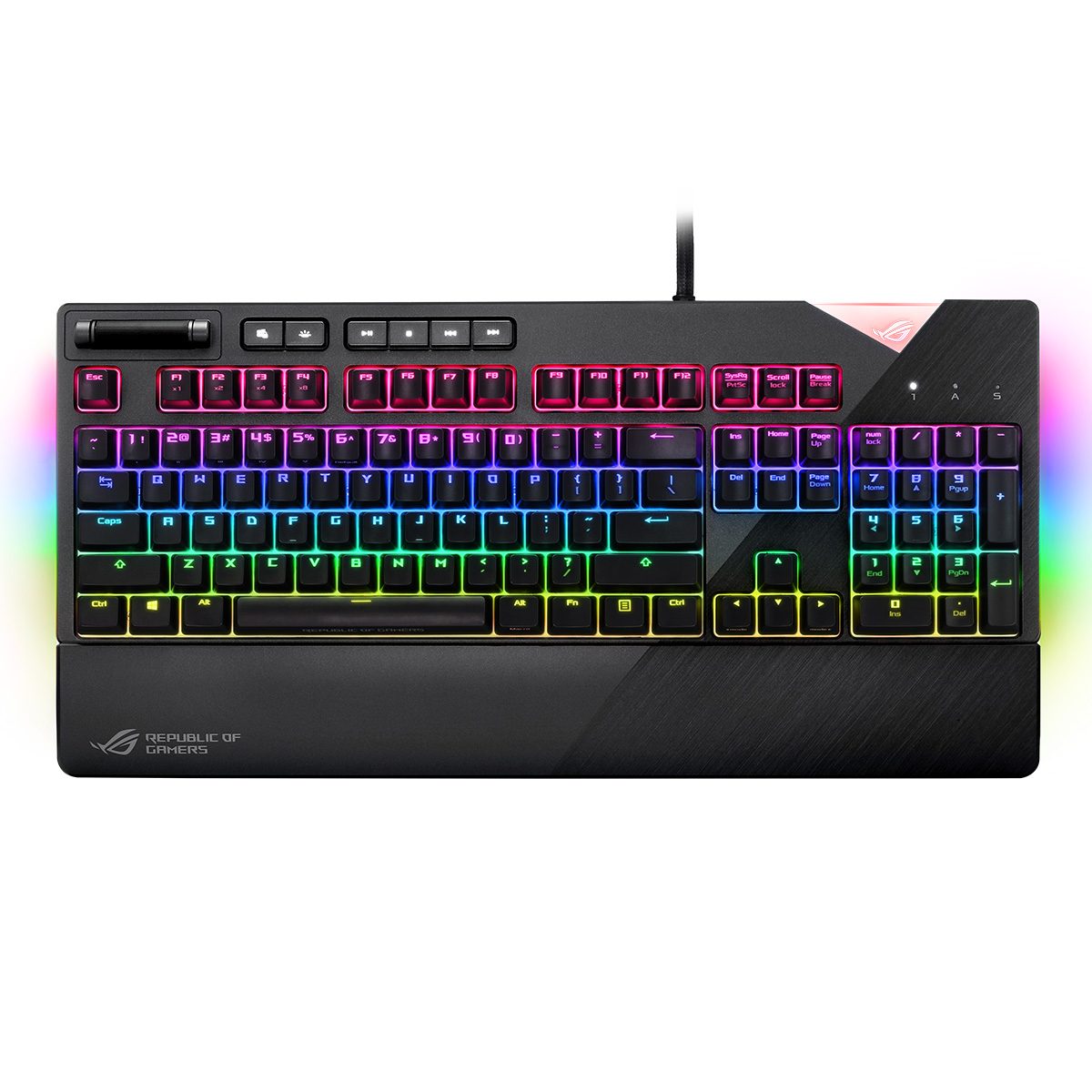ASUS ROG Strix Flare RGB Cherry MX Blue Switch Türkçe Mekanik Gaming Klavye