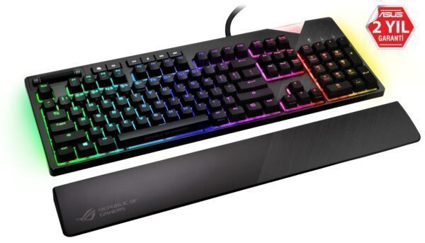 ASUS ROG Strix Flare RGB Cherry MX Blue Switch Türkçe Mekanik Gaming Klavye