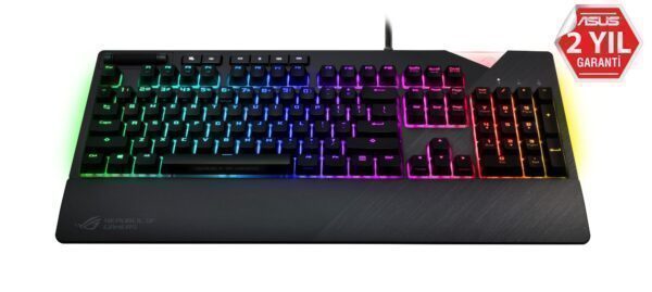 ASUS ROG Strix Flare RGB Cherry MX Blue Switch Türkçe Mekanik Gaming Klavye