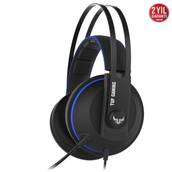Asus TUF Gaming H7 Core Mavi Oyuncu Kulaklık (90YH021G-B1UA00)
