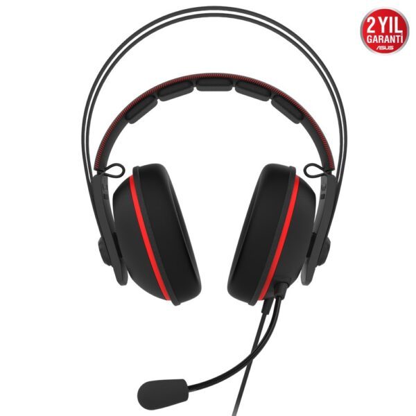 Asus TUF Gaming H7 Core Kırmızı Oyuncu KulaklıkAyrıştır