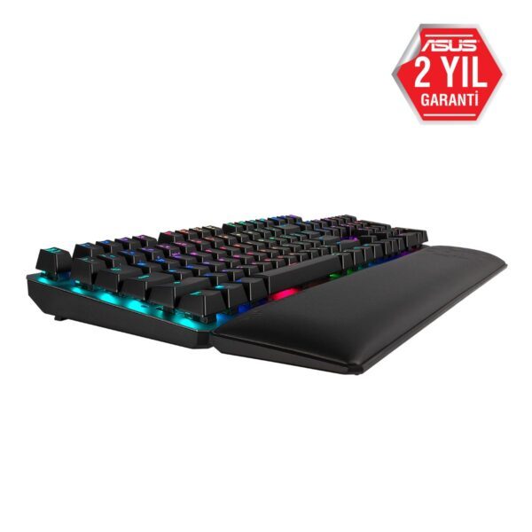ASUS TUF Gaming K7 Optik RGB Türkçe Mekanik Gaming Klavye – Linear Switch (90MP0191-B0YA00)