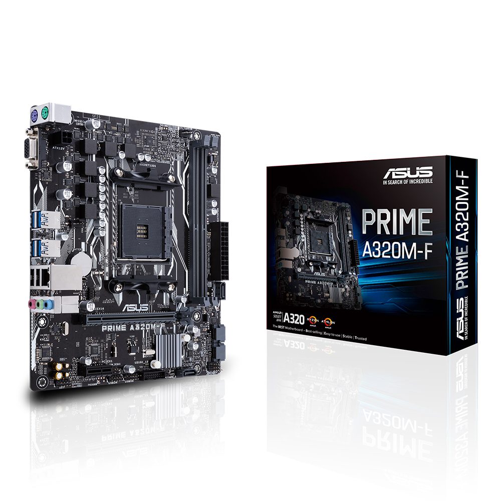 ASUS PRIME A320M-F 3200MHz(OC) DDR4 Soket AM4 VGA mATX Anakart