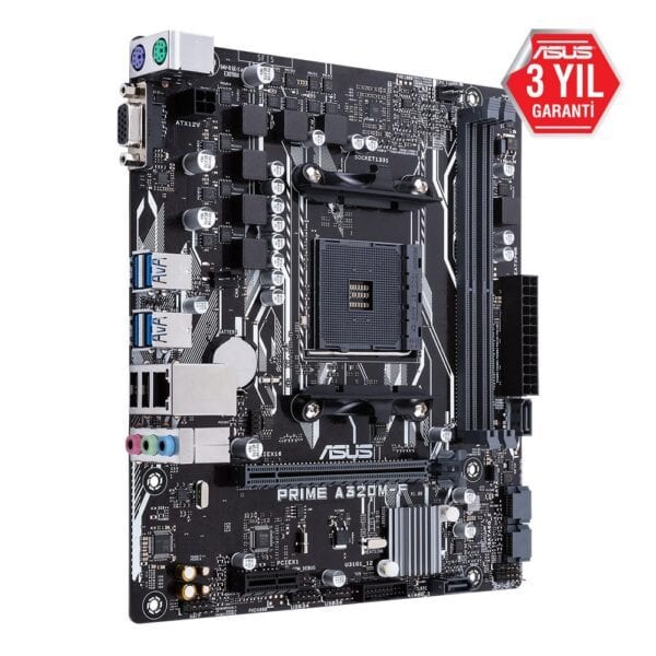 ASUS PRIME A320M-F 3200MHz(OC) DDR4 Soket AM4 VGA mATX Anakart
