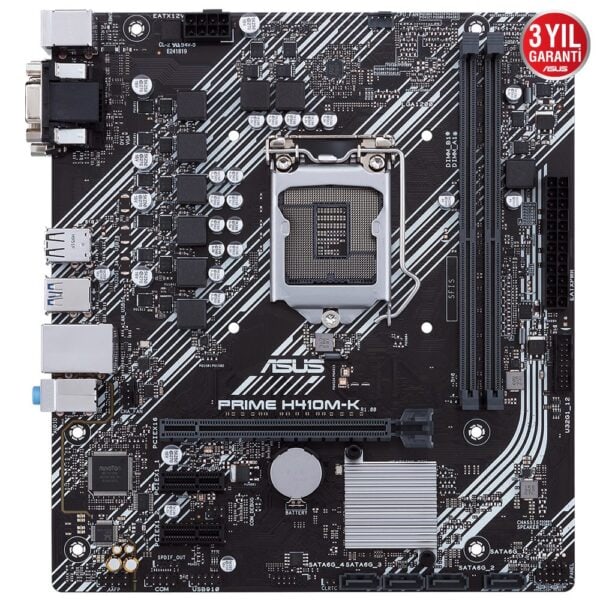 ASUS PRIME H410M-K 2933MHz DDR4 Soket 1200 HDMI VGA mATX Anakart