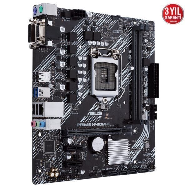 ASUS PRIME H410M-K 2933MHz DDR4 Soket 1200 HDMI VGA mATX Anakart