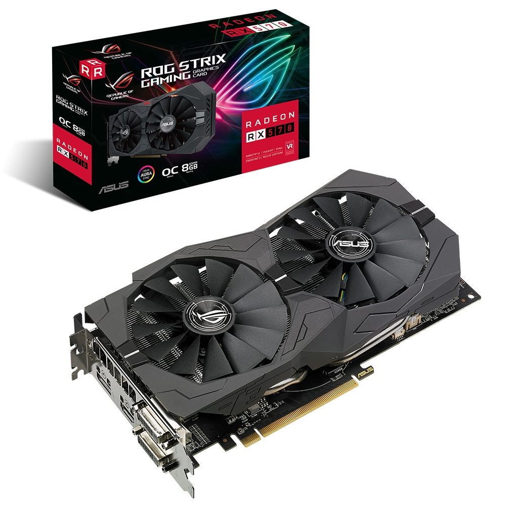 ASUS ROG STRIX Radeon RX570 OC 8GB GDDR5 256 Bit Ekran Kartı