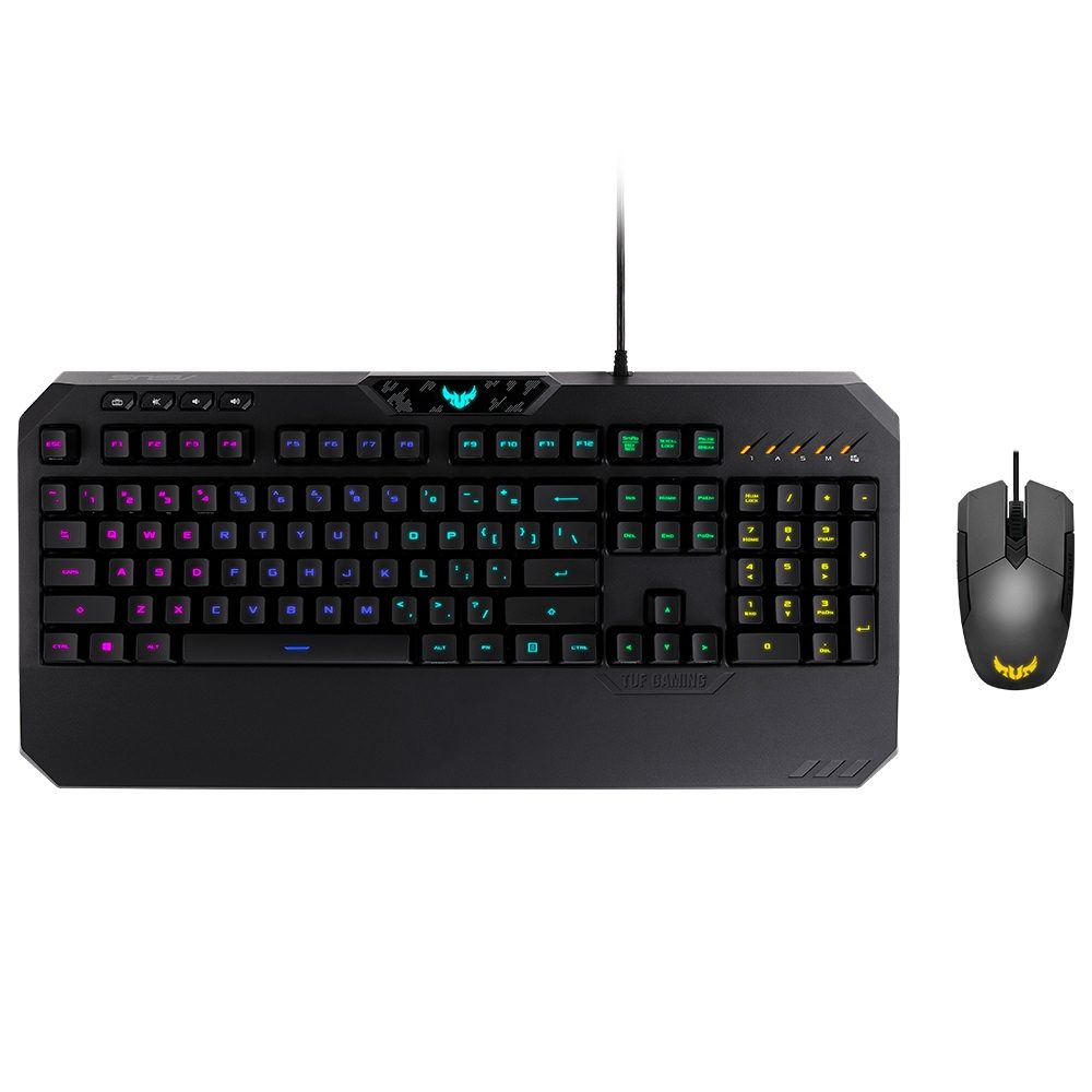 ASUS TUF Gaming K5 Aura Sync Mech-Brane TR Combo Set Gaming Klavye