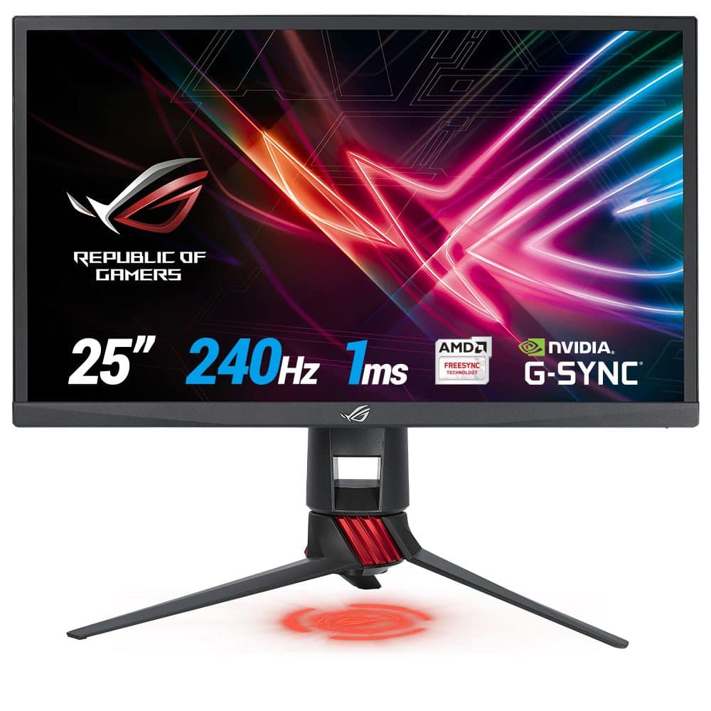 ASUS ROG STRIX 24.5" XG258Q 240Hz 1ms HDMI DP FHD AuraRGB Freesync ve G-sync Uyumlu Gaming Monitör