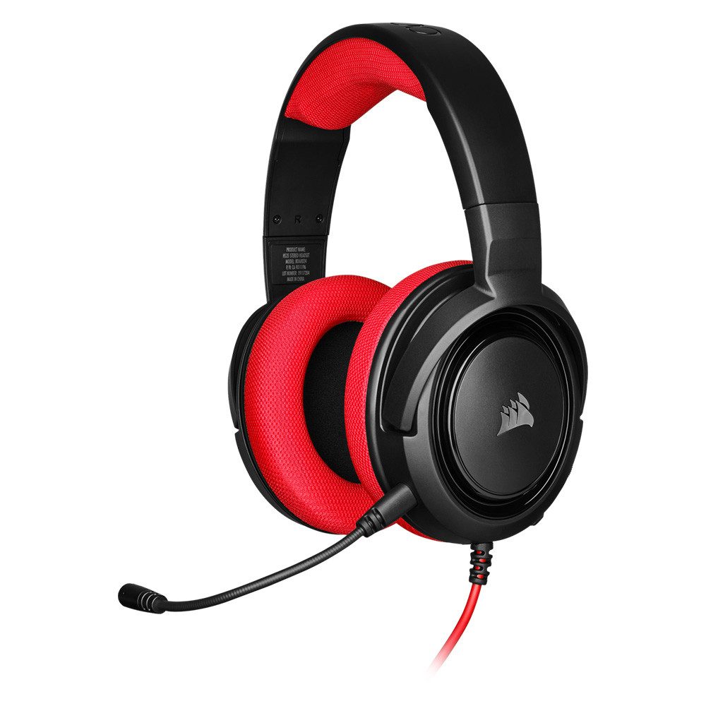 Corsair HS35 STEREO Kırmızı Gaming Kulaklık