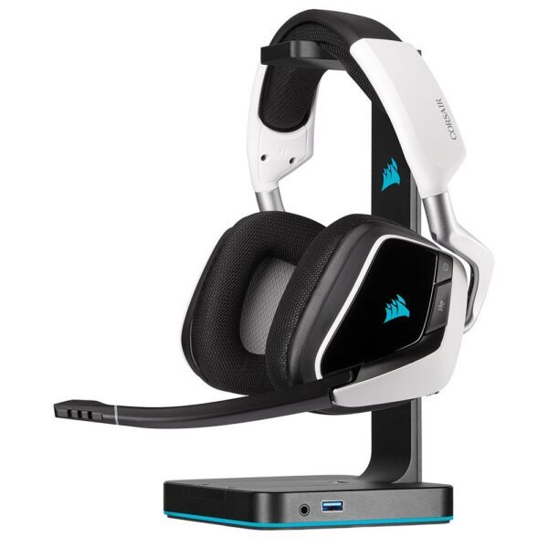 Corsair Void Elite RGB 7.1 Beyaz Kablosuz Gaming Kulaklık