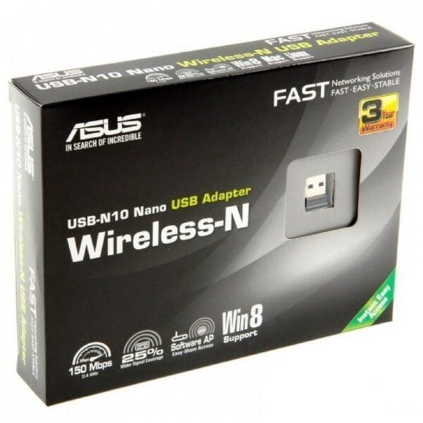ASUS USB-N10 Nano Kablosuz USB Adaptör
