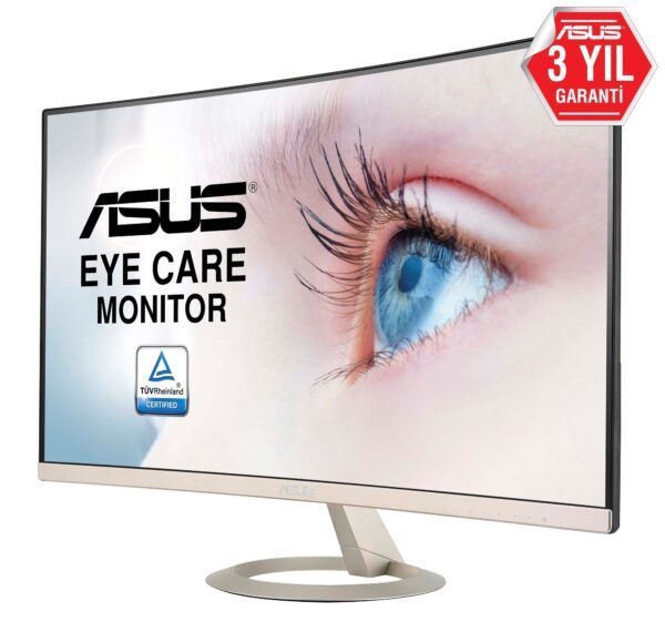 ASUS 27″ VZ27VQ 75Hz 5ms VGA HDMI DP FHD Curved Monitör