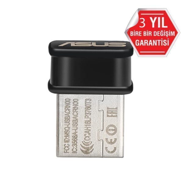 ASUS USB-AC53 Nano AC1200 Çift bant Kablosuz USB Adaptör