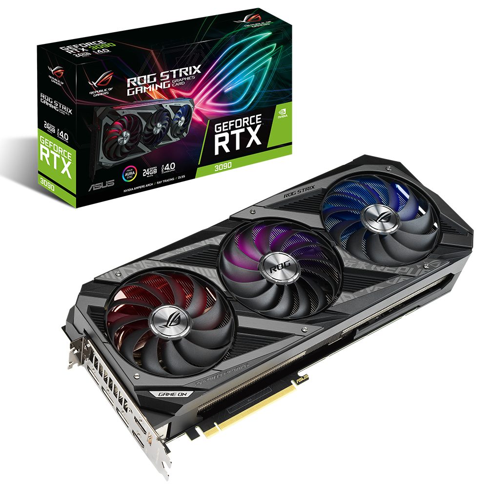 ASUS ROG Strix GeForce RTX 3090 24GB GDDR6X 384 Bit Ekran Kartı