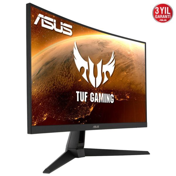 ASUS VG27WQ1B 27″ 2560×1440 WQHD 165Hz 1ms HDMI DP HDR10 Freesync Premium Kavisli Gaming Monitör