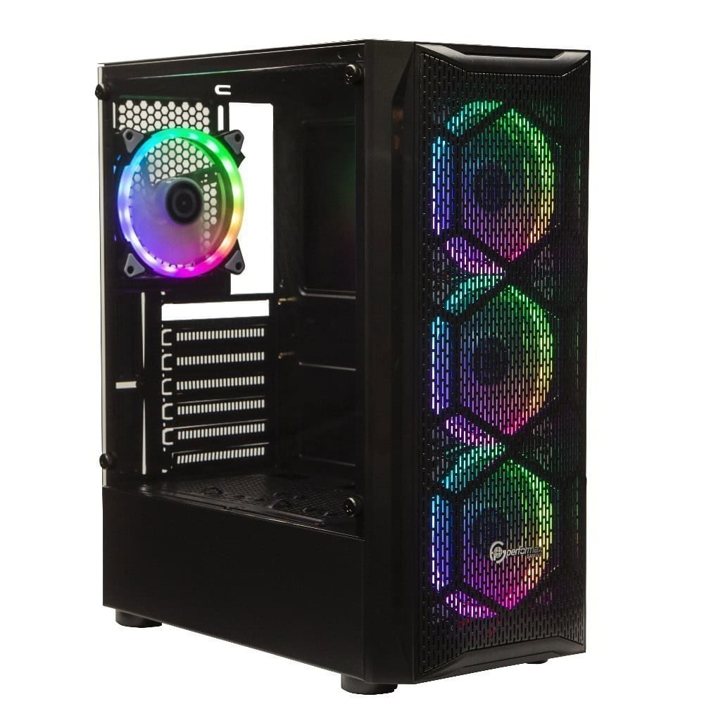 Performax Hellfire Siyah Temperli Cam Rgb 550w 80 Atx Kasa 1