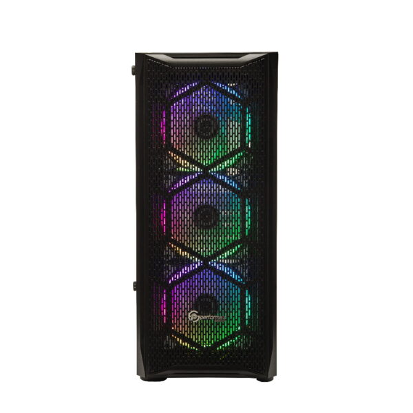 Performax Hellfire Siyah Temperli Cam Rgb 550w 80 Atx Kasa 2
