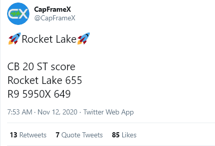 Rocket Lake