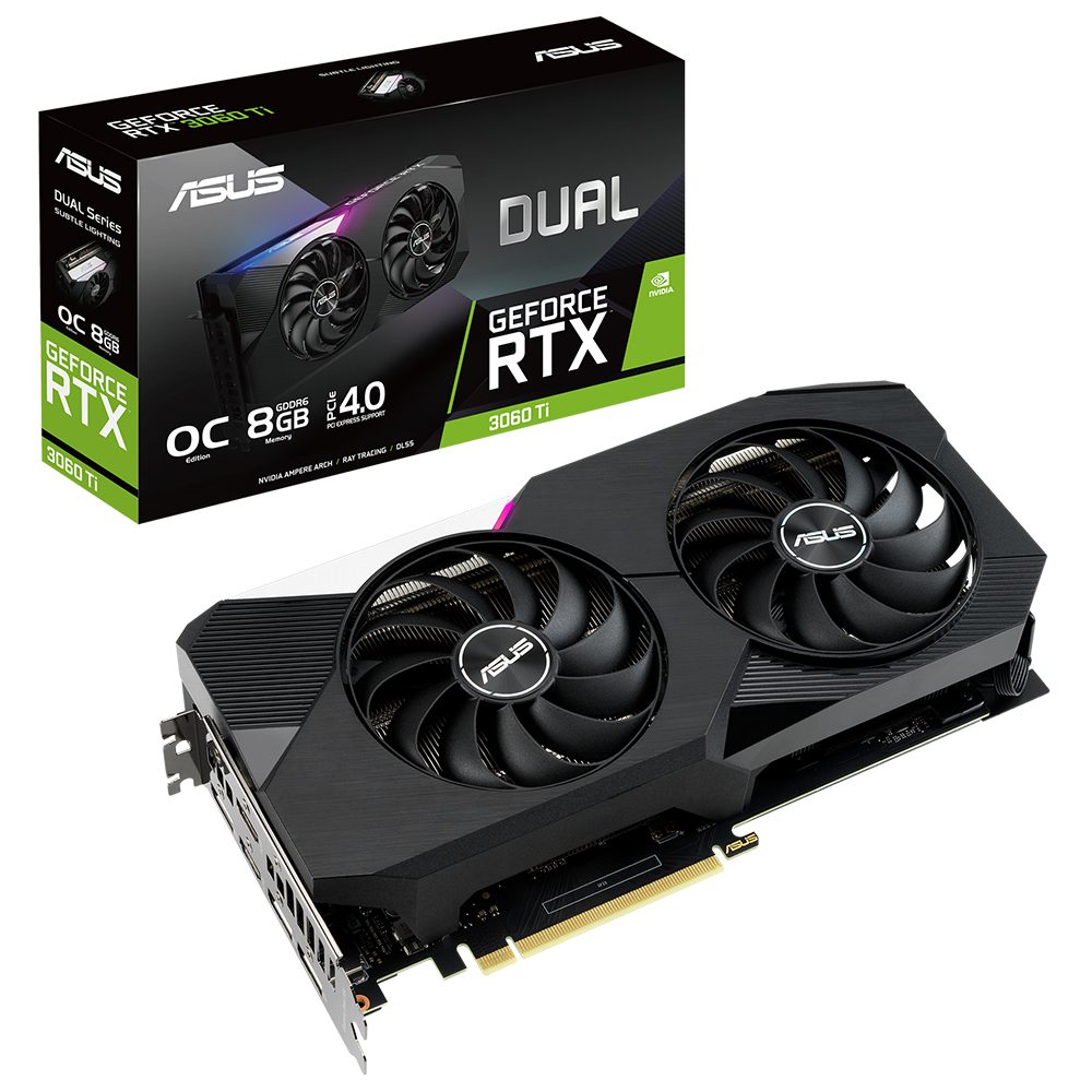 ASUS GeForce RTX 3060 Ti DUAL OC 8GB GDDR6 256 Bit Ekran Kartı