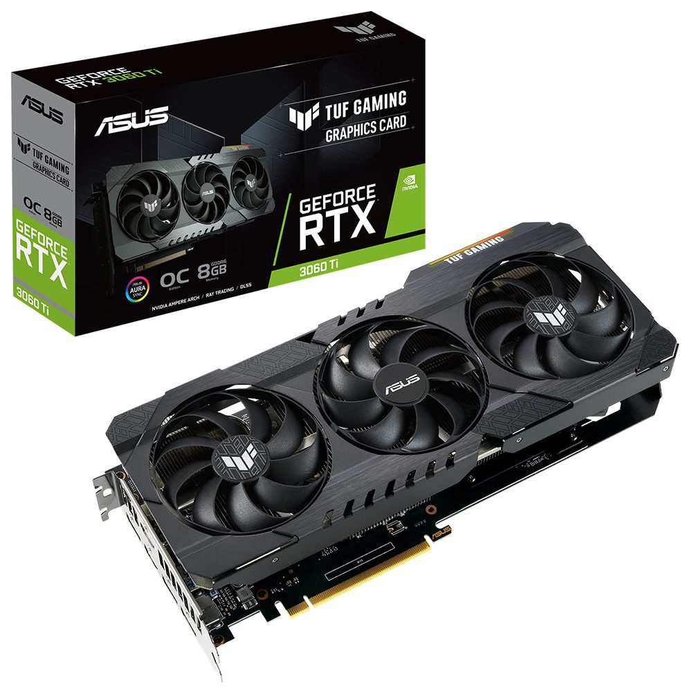 ASUS GeForce RTX 3060 Ti TUF GAMING OC 8GB GDDR6 256 Bit Ekran Kartı