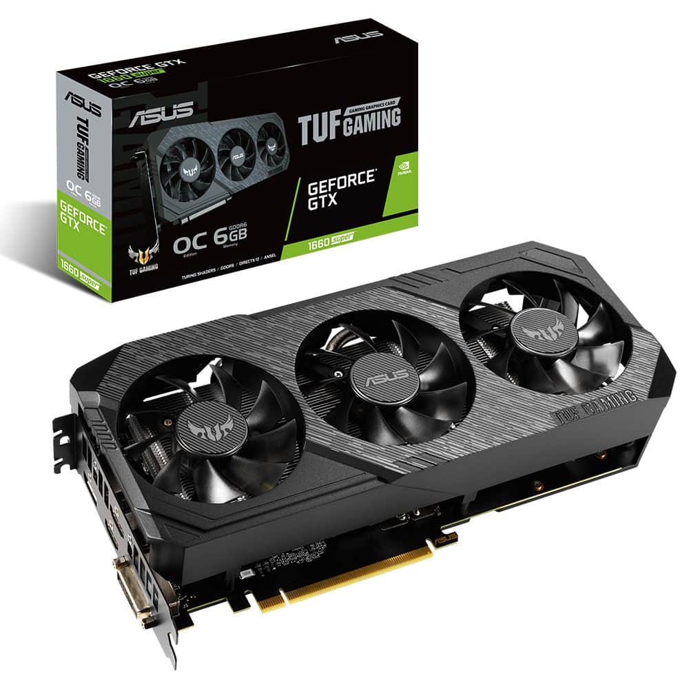 ASUS GeForce TUF 3 GTX 1660 SUPER O6G GAMING 6GB DDR6 192Bit Ekran Kartı