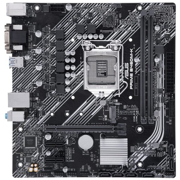 ASUS PRIME B460M-K 2933MHz DDR4 Soket 1200 M.2 VGA DVI mATX Anakart