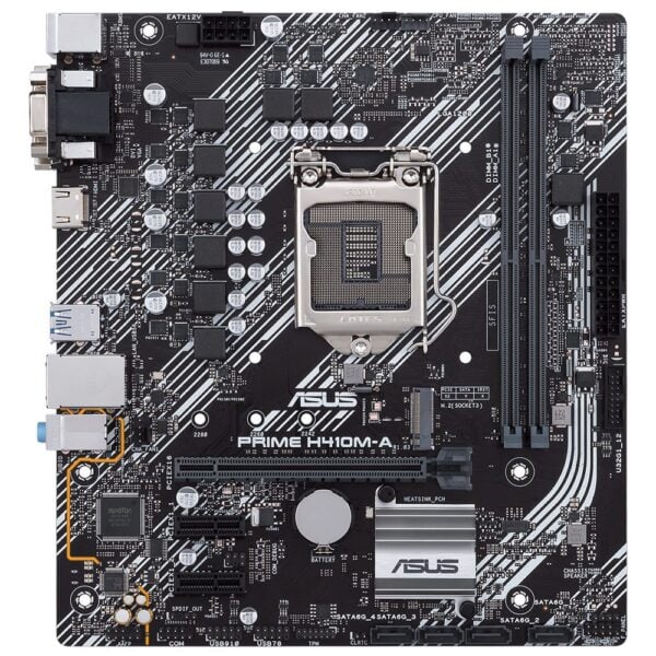 ASUS PRIME H410M-A 2933MHz DDR4 Soket 1200 M.2 HDMI DVI VGA mATX Anakart