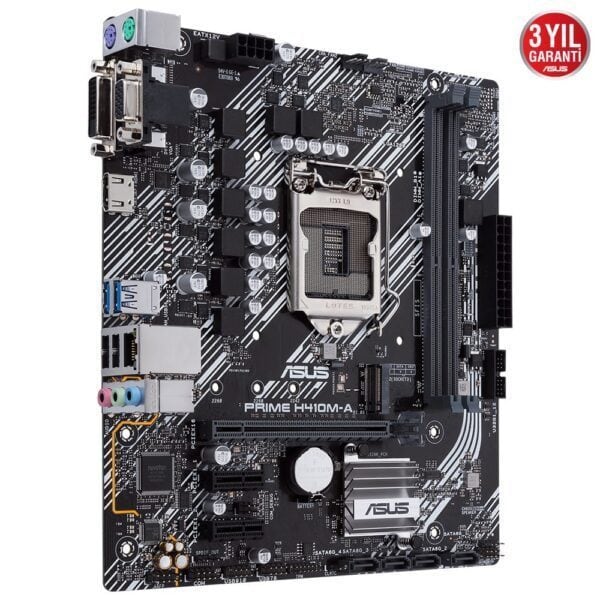 ASUS PRIME H410M-A 2933MHz DDR4 Soket 1200 M.2 HDMI DVI VGA mATX Anakart