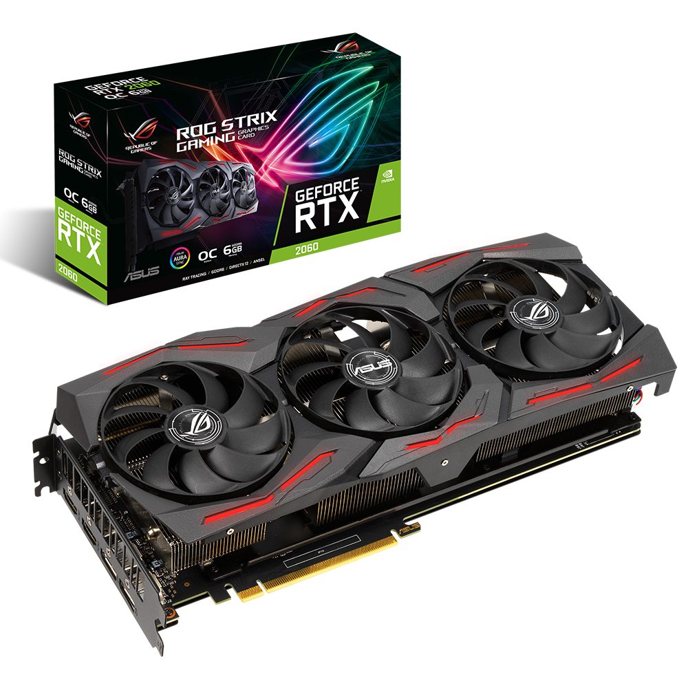 ASUS ROG STRIX GeForce RTX 2060 OC EVO 6GB GDDR6 192 Bit Ekran Kartı