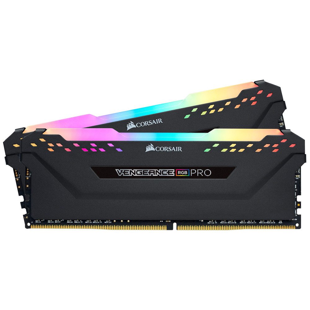 CORSAIR 16GB (2x8GB) Vengeance RGB PRO Siyah 3200MHz CL16 DDR4 Dual Kit Ram – CMW16GX4M2C3200C16