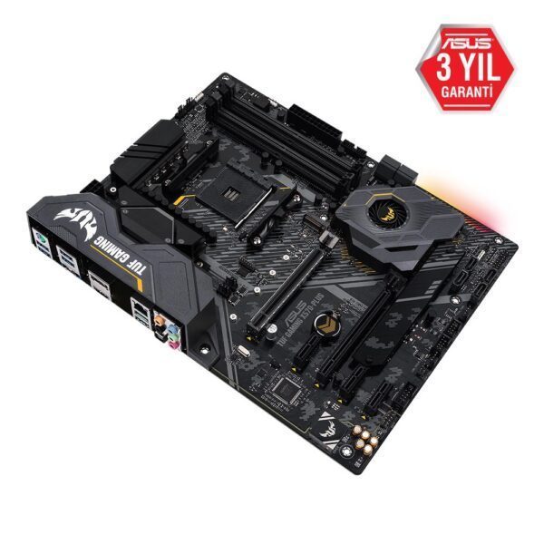ASUS TUF GAMING X570-PLUS 4400Mhz(OC) DDR4 Soket AM4 RGB M.2 PCIe 4.0 HDMI DP ATX Anakart
