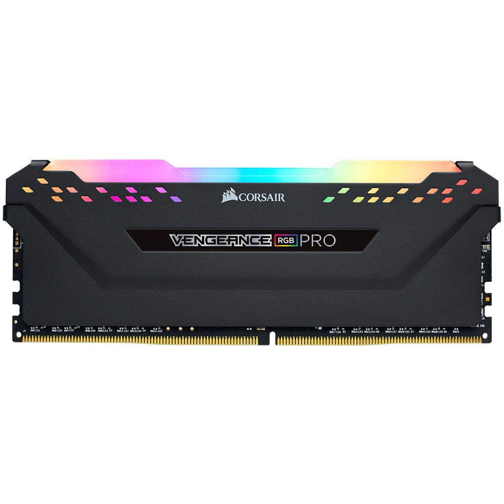 CORSAIR 8GB Vengeance RGB PRO Siyah 3200MHz CL16 DDR4 Single Kit Ram