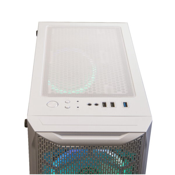 Performax Hellfire Beyaz Temperli Cam Rgb 550w 80 Atx Kasa 5