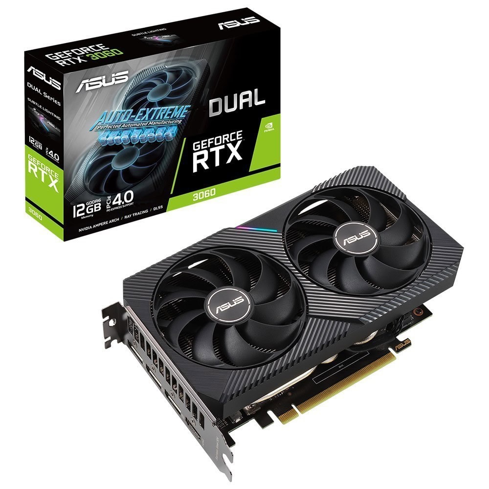 ASUS GeForce DUAL RTX 3060 12GB GDDR6 192bit Ekran Kartı