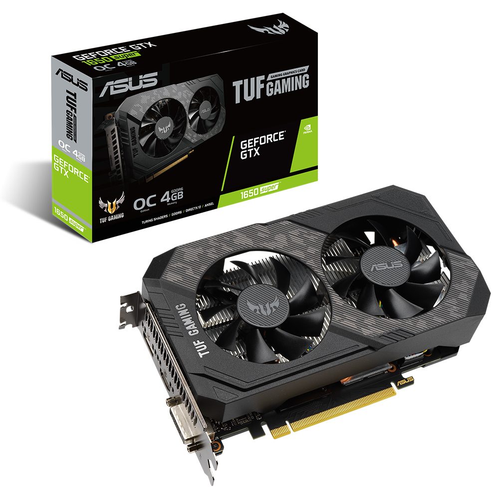 ASUS GeForce TUF GTX 1650 SUPER OC 4GB GDDR6 128Bit Ekran Kartı