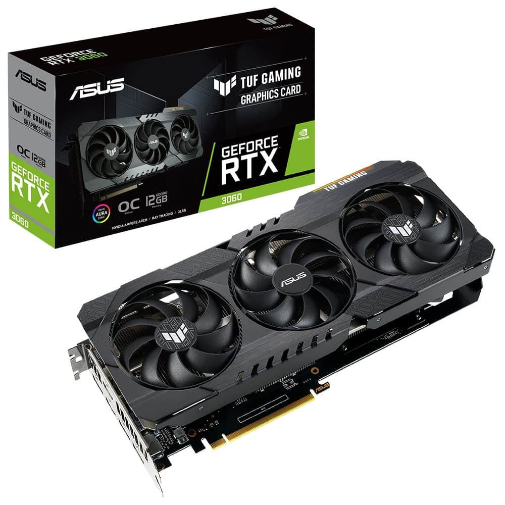 ASUS GeForce TUF RTX 3060 OC 12GB GDDR6 192bit Ekran Kartı