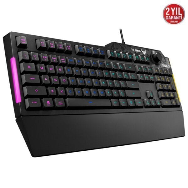 ASUS TUF Gaming K1 Mekanik Hisli Türkçe RGB Oyuncu Klavyesi (90MP01X0-BKYA00)