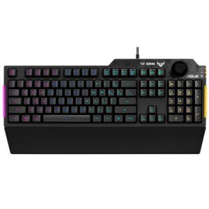 ASUS TUF Gaming K1 Mekanik Hisli Türkçe RGB Oyuncu Klavyesi (90MP01X0-BKYA00)