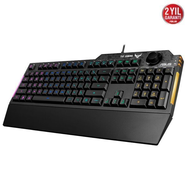 ASUS TUF Gaming K1 Mekanik Hisli Türkçe RGB Oyuncu Klavyesi (90MP01X0-BKYA00)