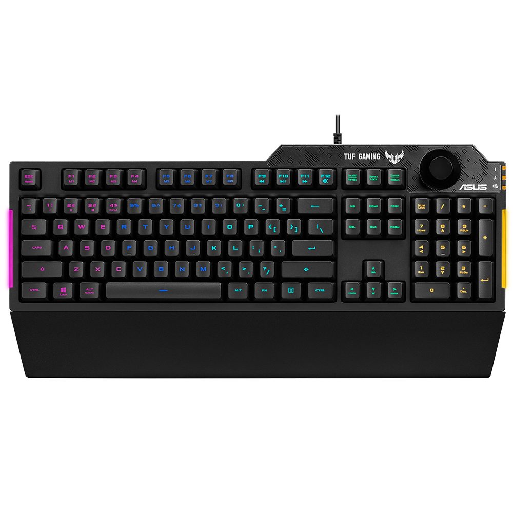 ASUS TUF Gaming K1 Mekanik Hisli Türkçe RGB Oyuncu Klavyesi (90MP01X0-BKYA00)