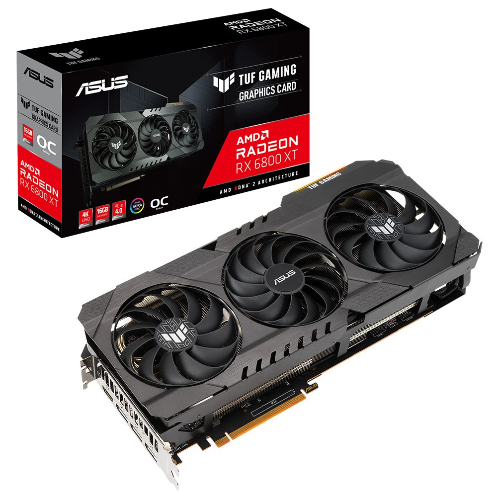 ASUS Radeon TUF RX 6800 XT GAMING OC 16GB GDDR6 256 Bit Ekran Kartı