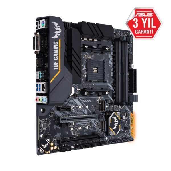 ASUS TUF B450M-PRO GAMING 4400MHz(OC) DDR4 Soket AM4 RGB M.2 mATX Anakart