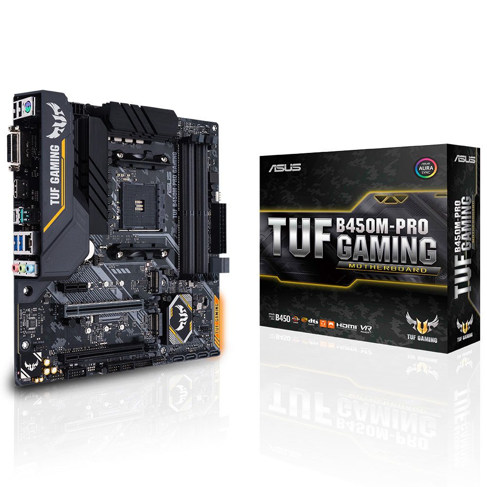 ASUS TUF B450M-PRO GAMING 4400MHz(OC) DDR4 Soket AM4 RGB M.2 mATX Anakart