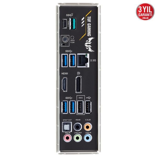ASUS TUF GAMING B550-PLUS 4600MHz(OC) DDR4 Soket AM4 M.2 HDMI DP ATX Anakart